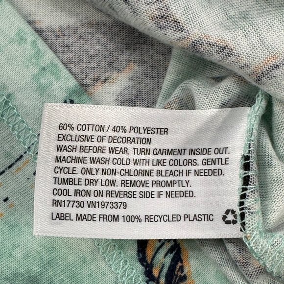 Art Class Boy's Size Small 6-7 Tee Shirt Short Sleeve Palm Trees Green New - Picture 7 of 13